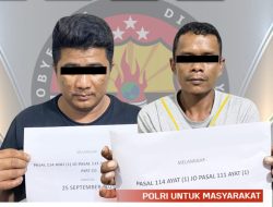 Dua Pengedar Narkoba Ditangkap Sat Narkoba Polres Payakumbuh, Puluhan Paket Sabu dan Ganja Disita.