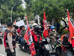 Aksi Unjuk Rasa Kondusif, Dirsamapta Baharkam Sukses Kawal Pergeseran Massa dari Tugu Proklamasi.