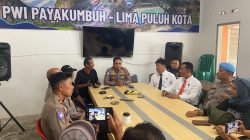 Kapolres Payakumbuh AKBP Irwan Andeta Jalin Silaturahmi dengan PWI, Perkuat Sinergi Bersama Insan Pers.