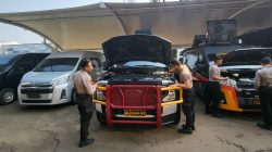 Optimalkan Pengamanan Obvitnas, Ditpamobvit Baharkam Polri Cek Kondisi Fisik Kendaraan Dinas dan Alat Material Khusus.
